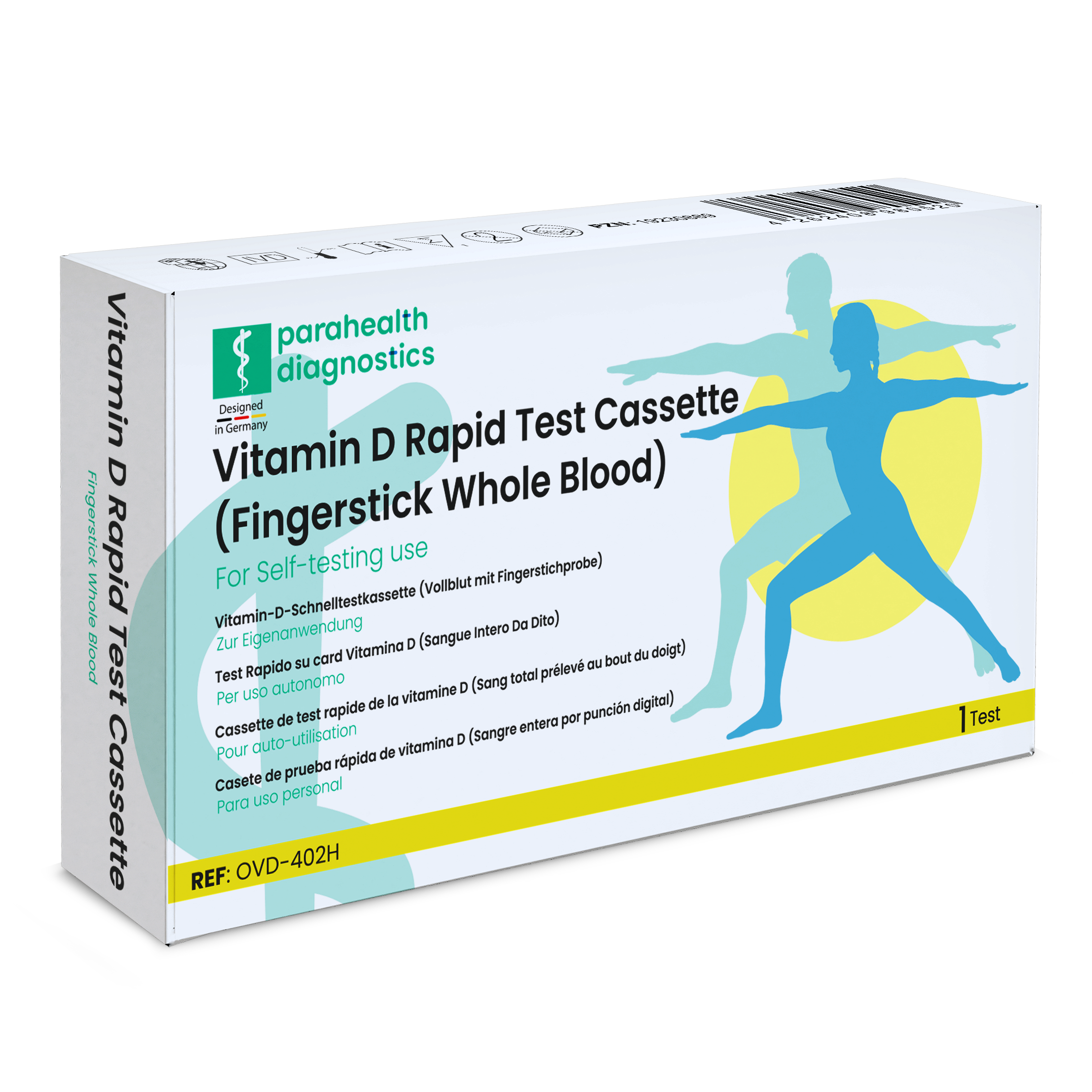 parahealth diagnostics Vitamin D Rapid Test – Check Deficiency in 10 Min. | At-Home Fingerstick Self-Test