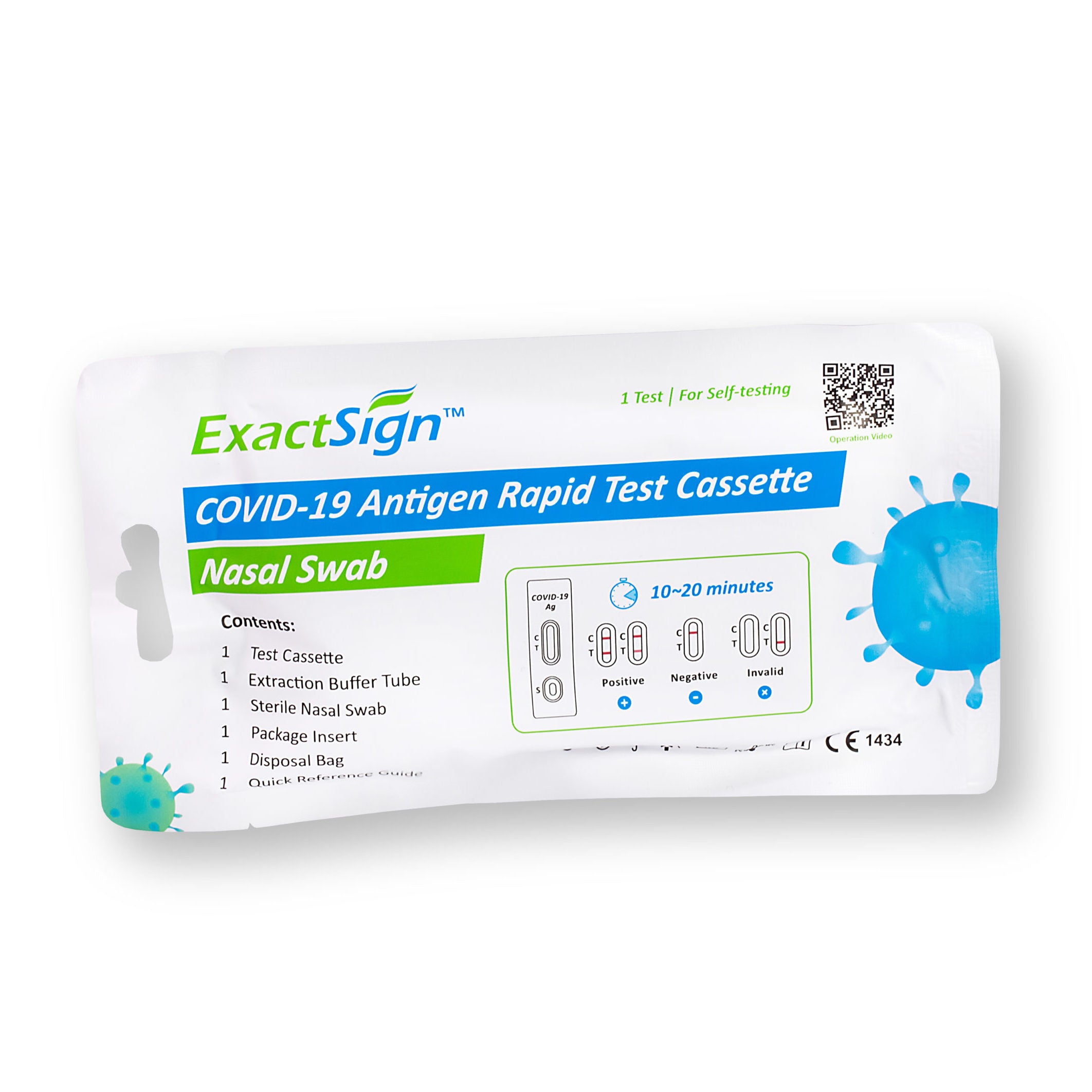ExactSign COVID-19 Antigen Rapid Test for Home Use Nasal