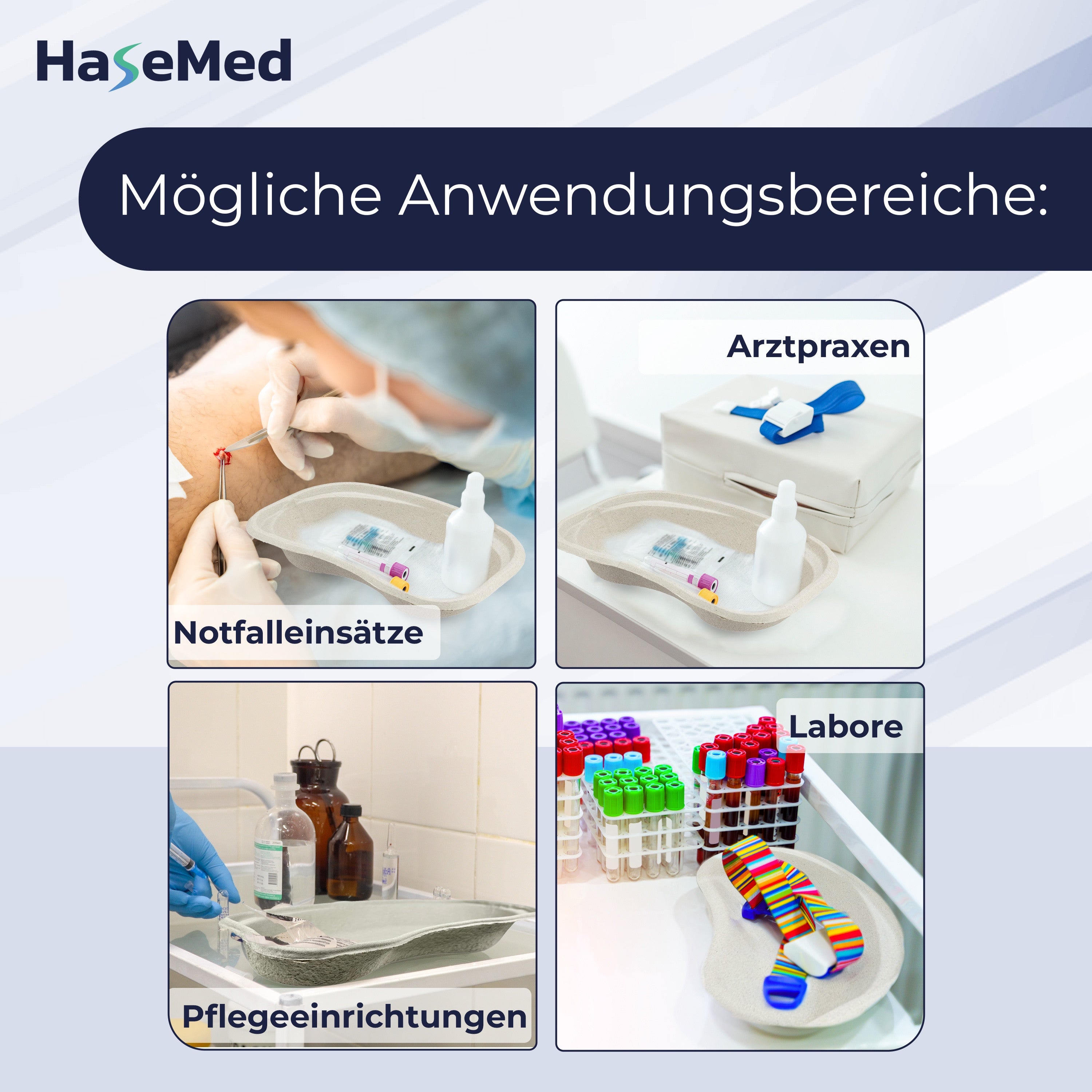 HaseMed Cardboard Kidney Dishes